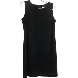 Sz 12 Studio I Cap Sleeve Sheath Dress Black, LBD, Comfortable Design